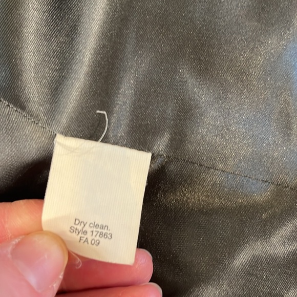 J.Crew 100% midnight blue dark gray wool raw hem ruffle trim blazer size 2 - Picture 6 of 8